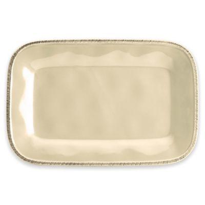 Rachael Ray™  Cucina 12-Inch  Rectangular Platter in Cream