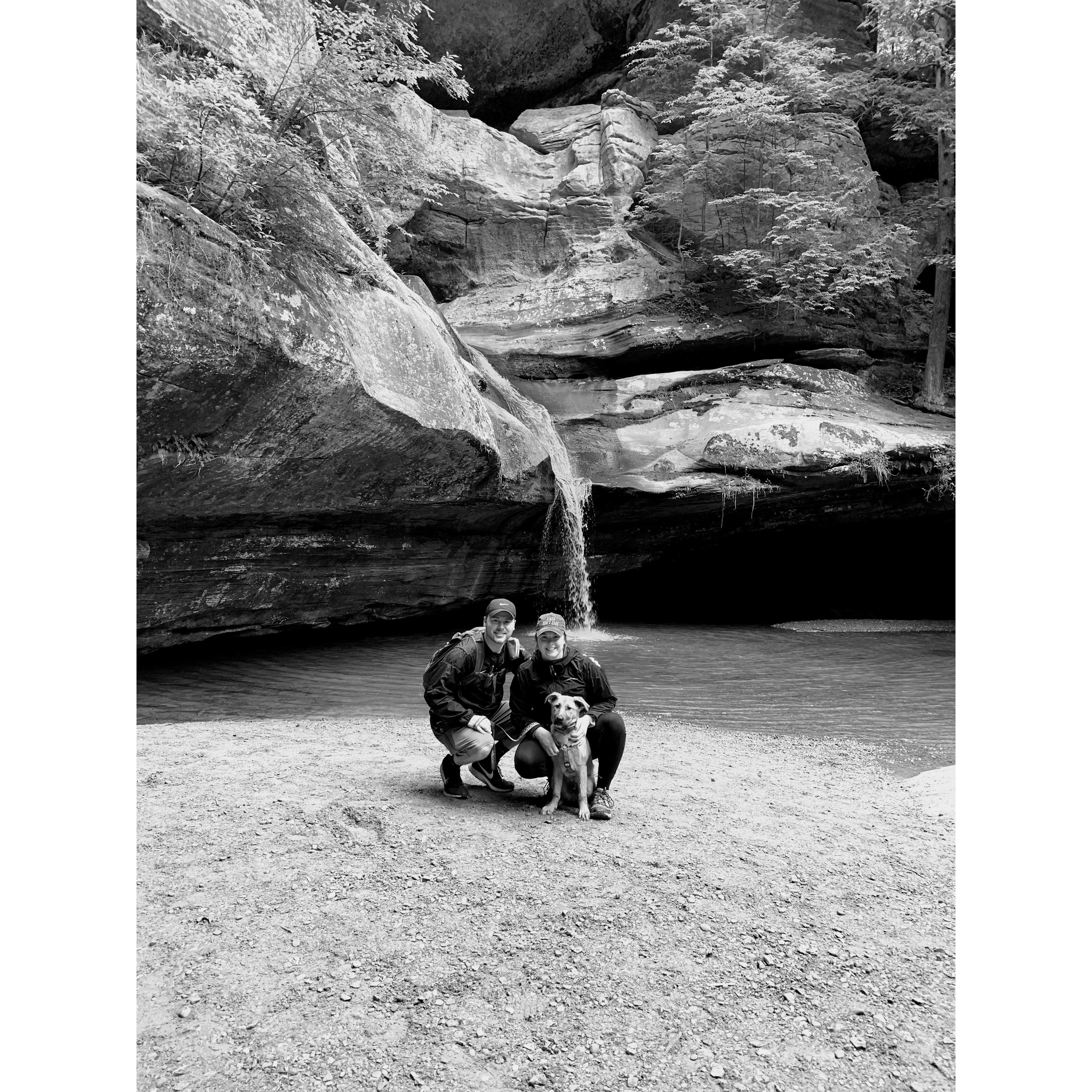 2021: Yet another trip to Hocking Hills to go hiking!