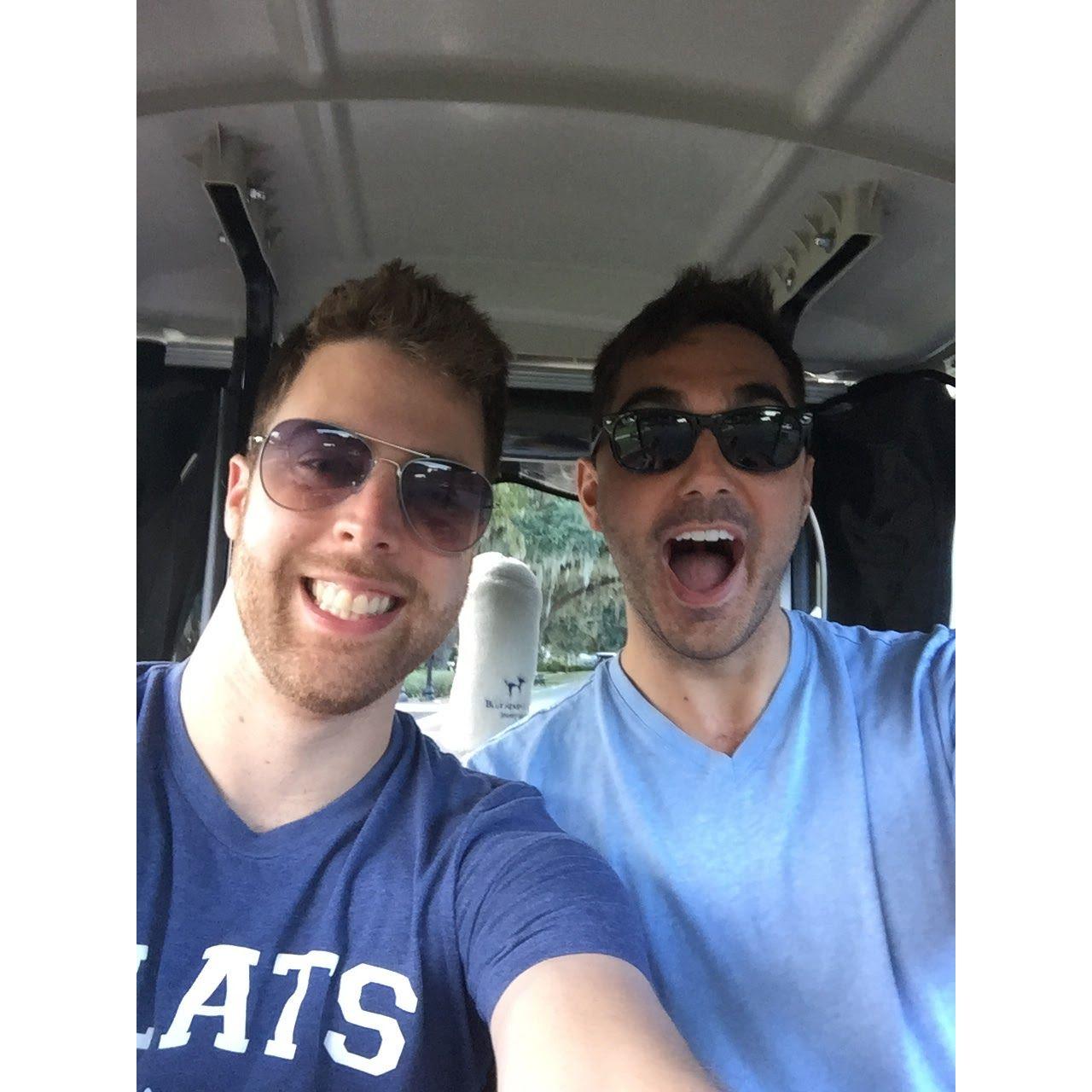 Golf-carting around in The Villages