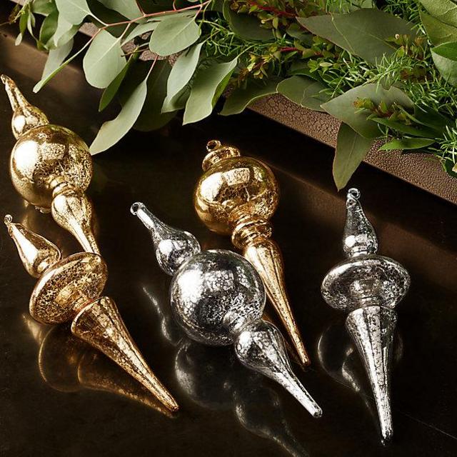 Artisan Handblown Antiqued Glass Mini Ornaments (Set of 12)