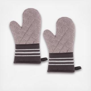 Christopher Kimball's Milk Street French Stripe Oven Mitt, Set of 2