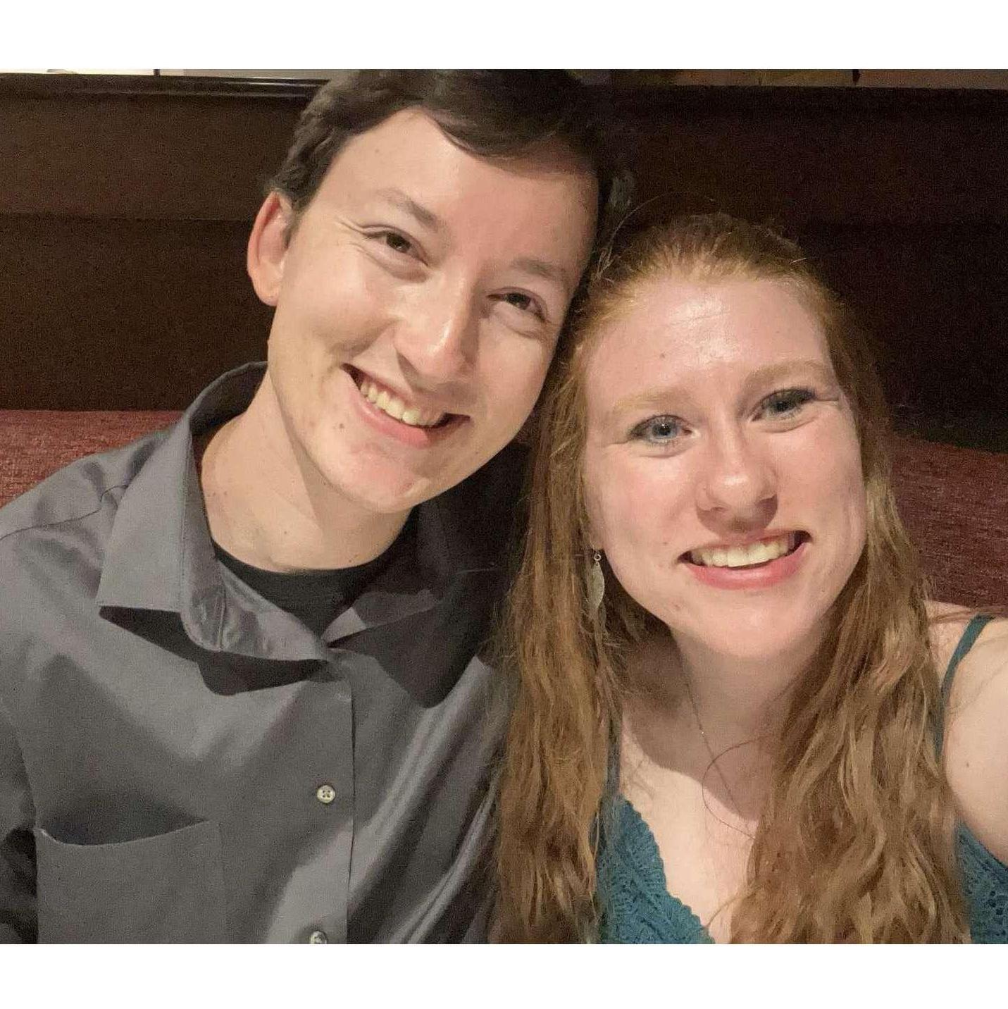Our 6 month anniversary! With Ally having never been there before, we tried The Melting Pot. The strawberries left something to be desired, but everything else went great!