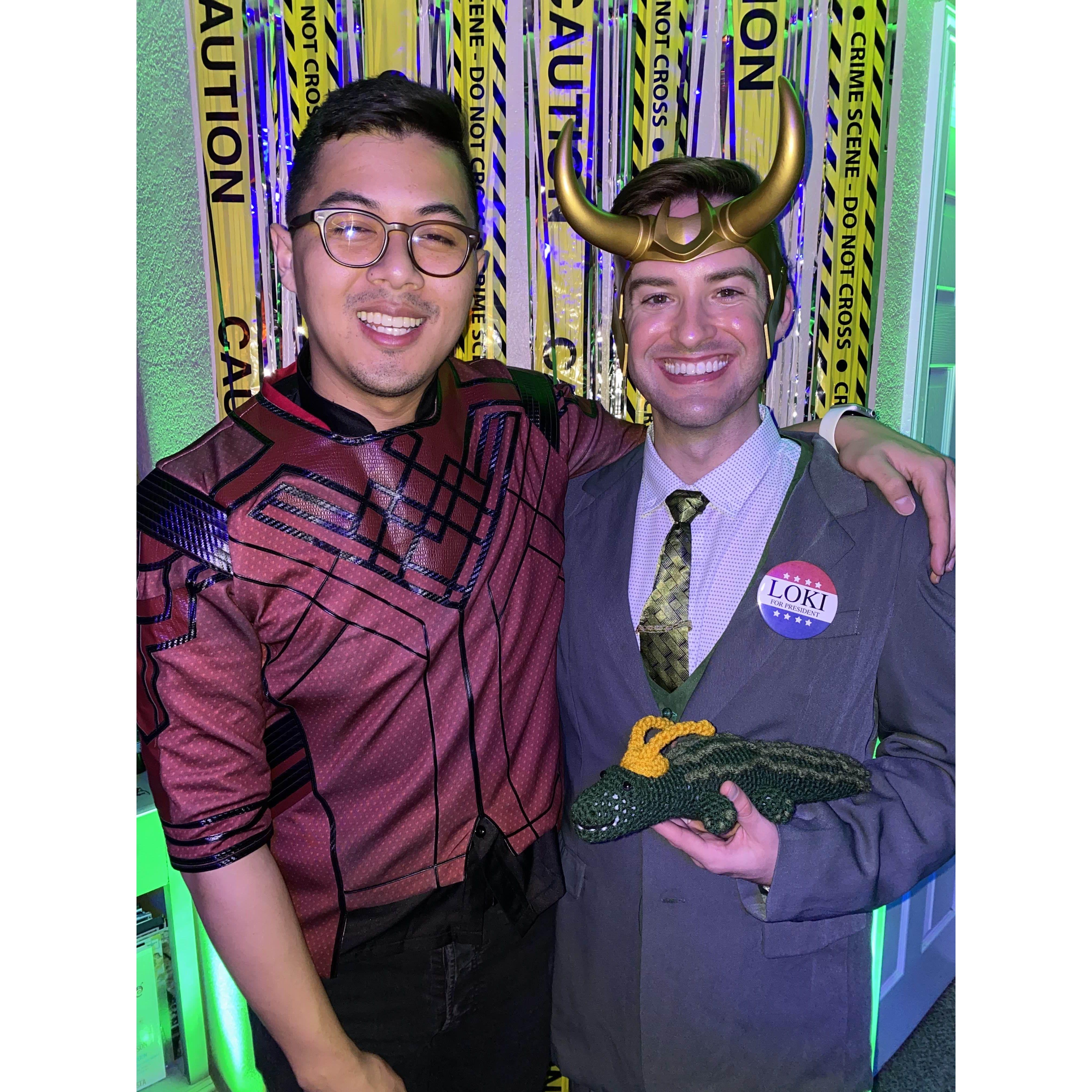 Halloween 2021 - Shang Chi and President Loki