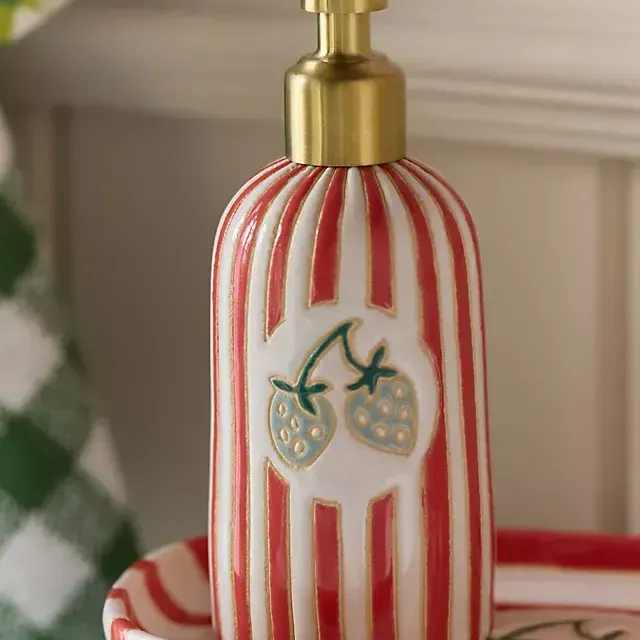 Printed Ceramic Soap Dispenser