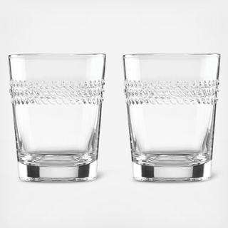 Wickford Double Old Fashioned Glass, Set of 2