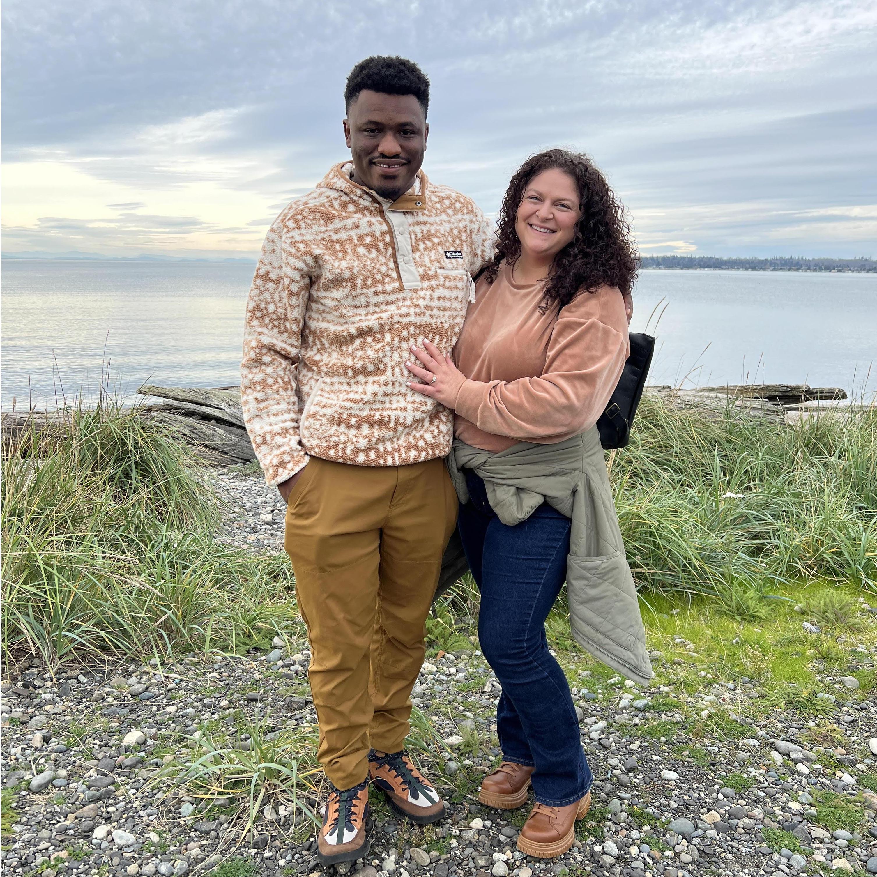 The day after we got engaged during our trip to Birch Bay, WA and Vanoucver, BC.