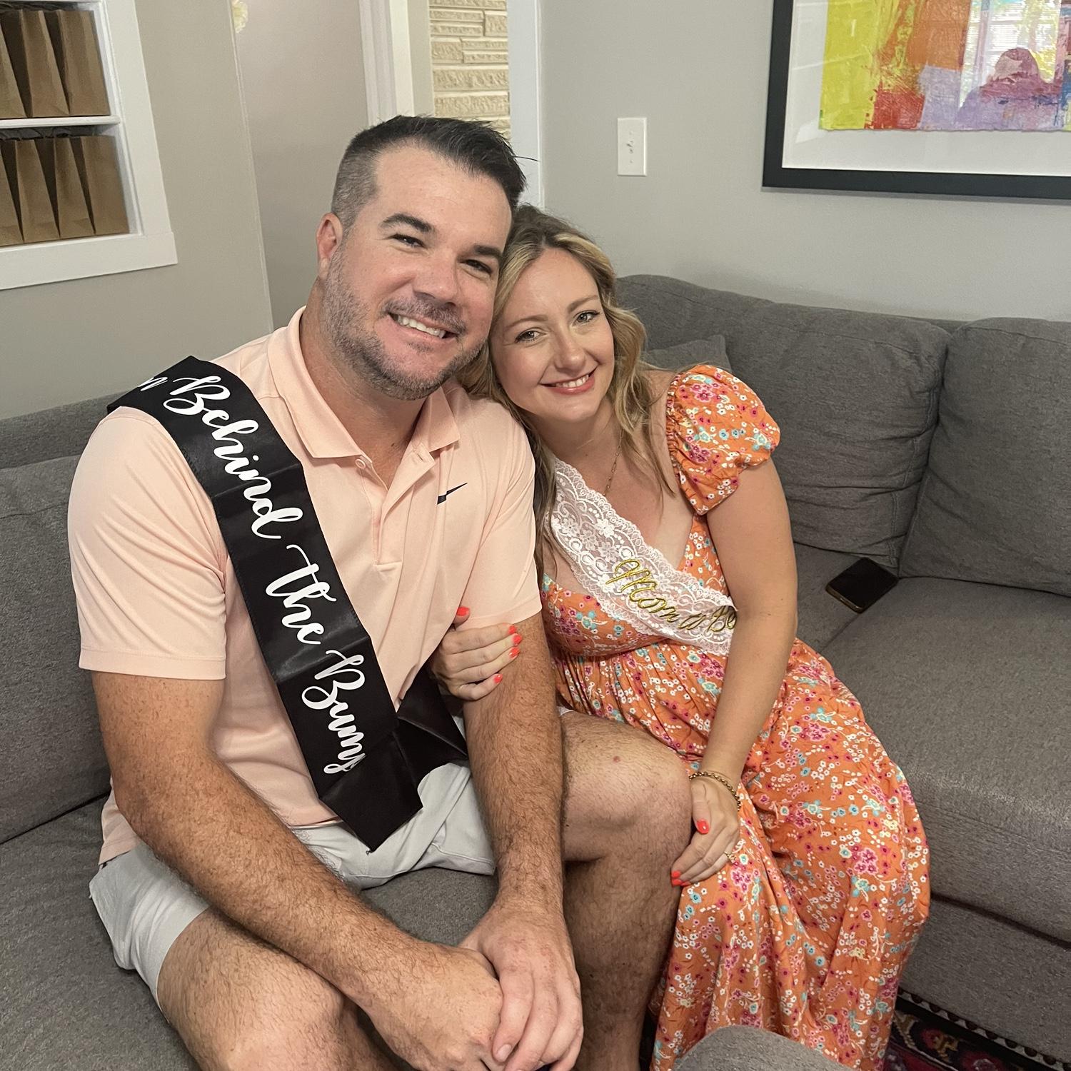 Jesse and Tammy at Quinn's baby shower.