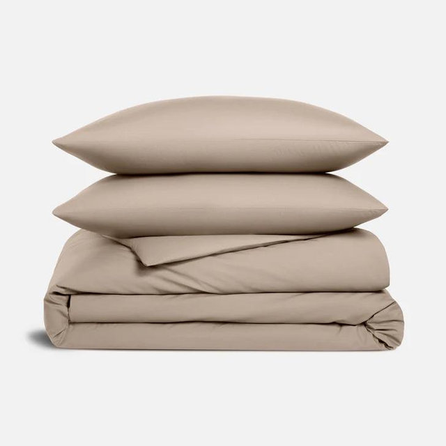 Classic Percale Duvet Set - Full/Queen