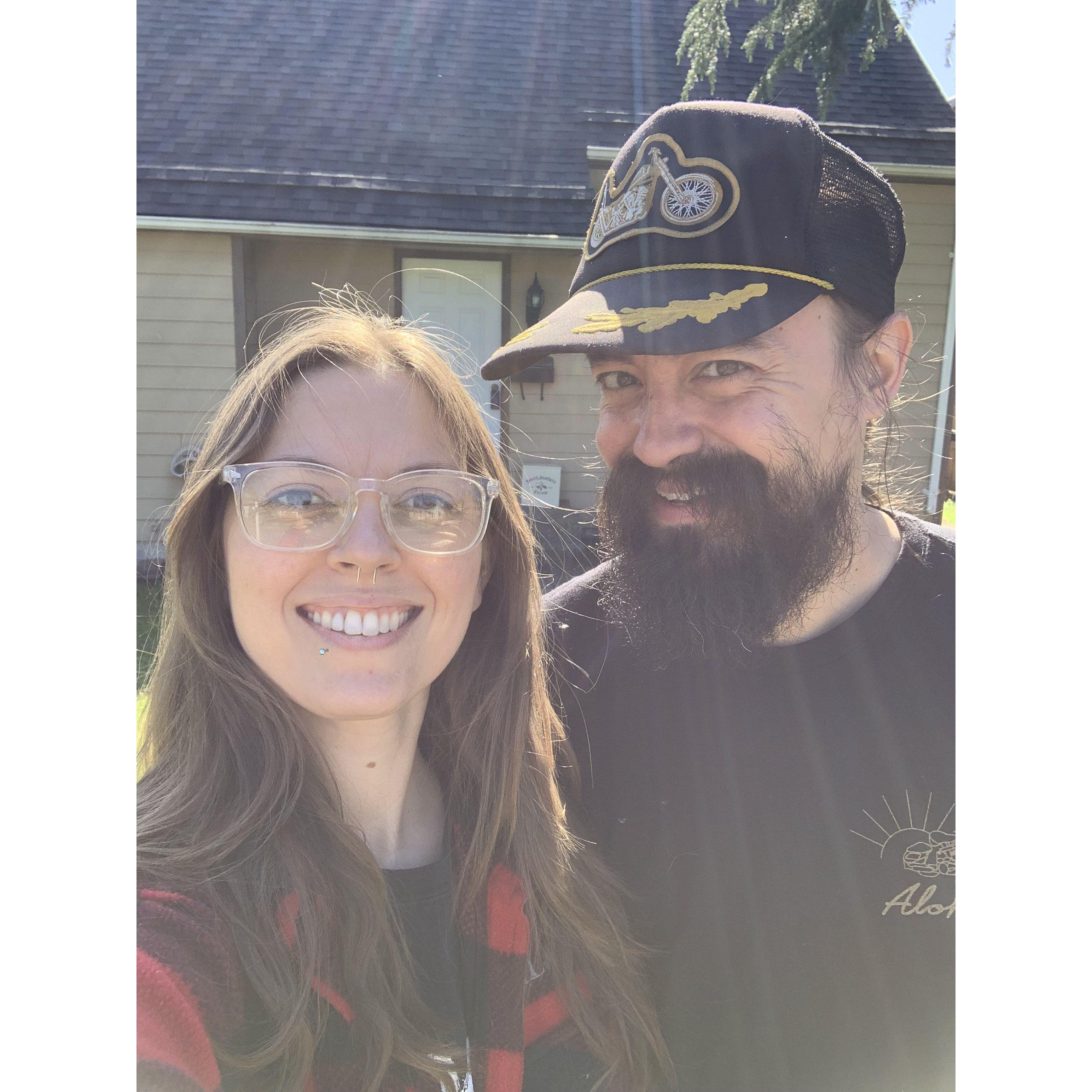 Our final selfie at our Tukwila house 2023