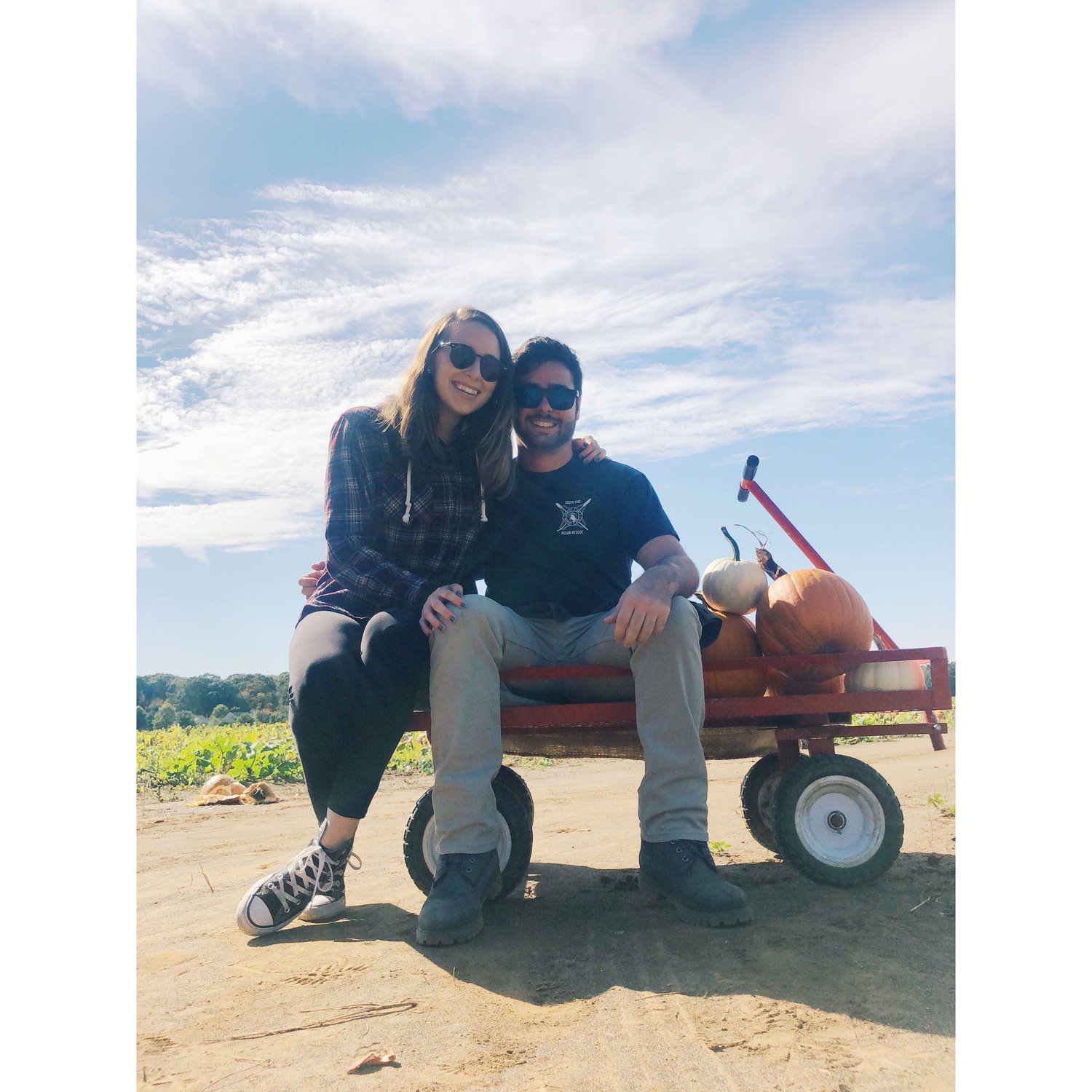 They started traditions, like carving pumpkins and apple picking every fall.
