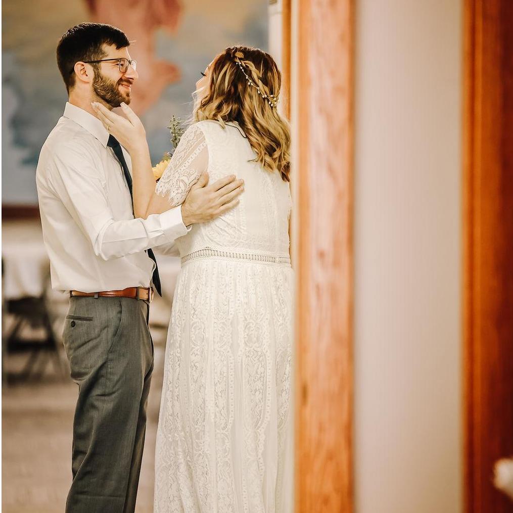 This is when we realized, "Holy crap! We just got married!"