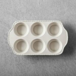 Stoneware Muffin Pan - Cream - Hearth & Hand™ with Magnolia