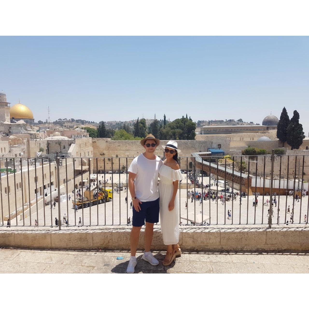Jessica's first time in Jerusalem - July 2017. La primera vez que Jessica visitó Jerusalén, Israel.