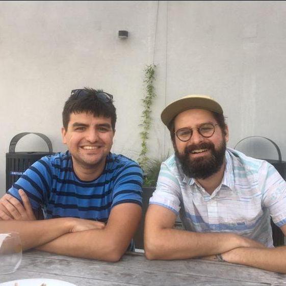 Dan and Roman, Dan's brother and best man...do they look alike?