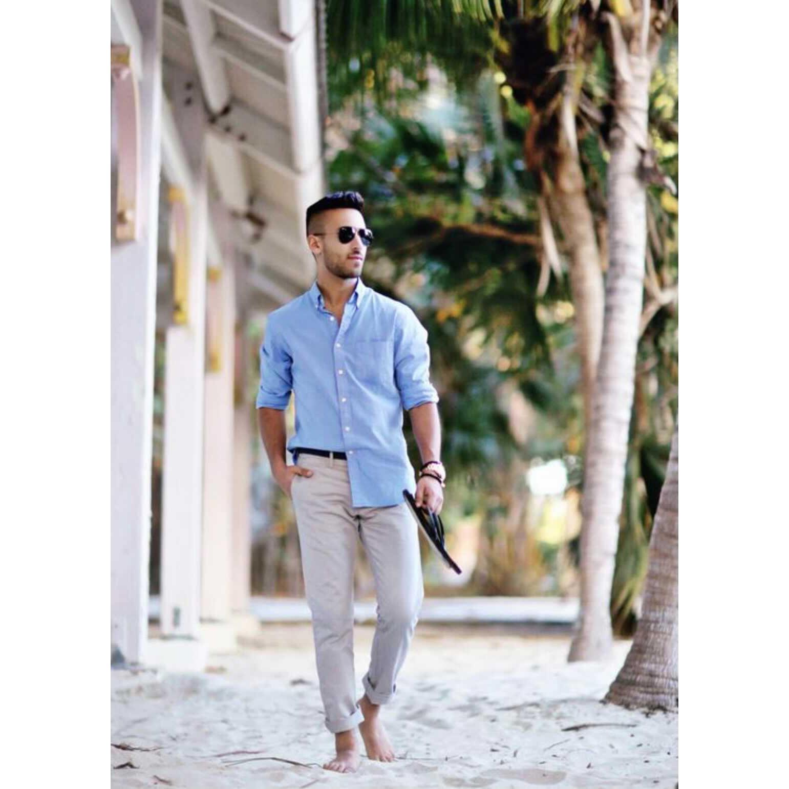 The most dressed 'down' version acceptable. No Hawaiian shirts please!