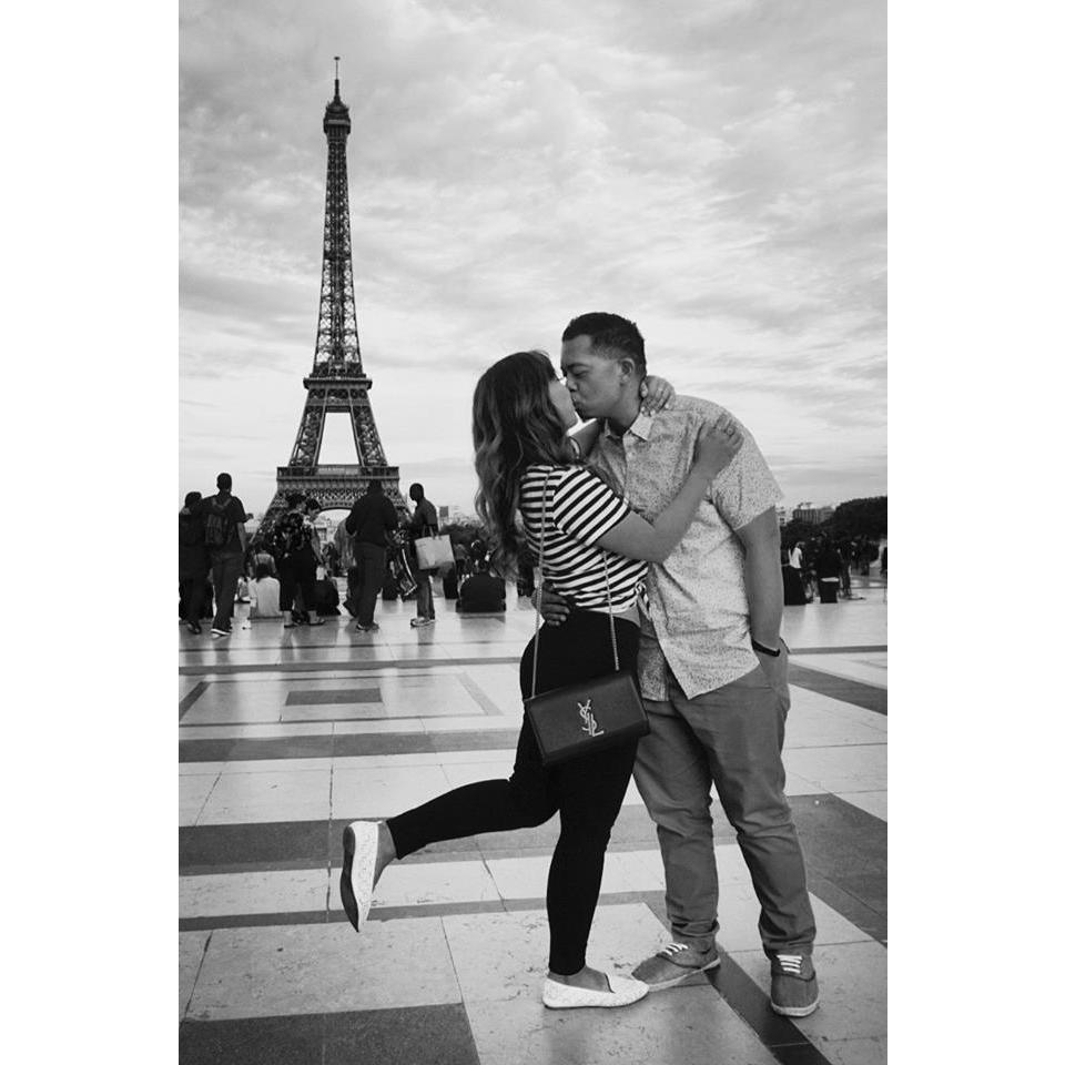First trip overseas together. Paris, France, May 2017