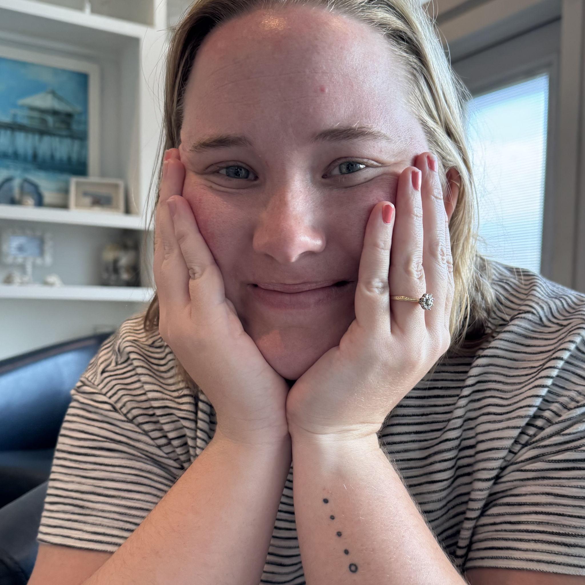 This was the next day. Pure bliss!