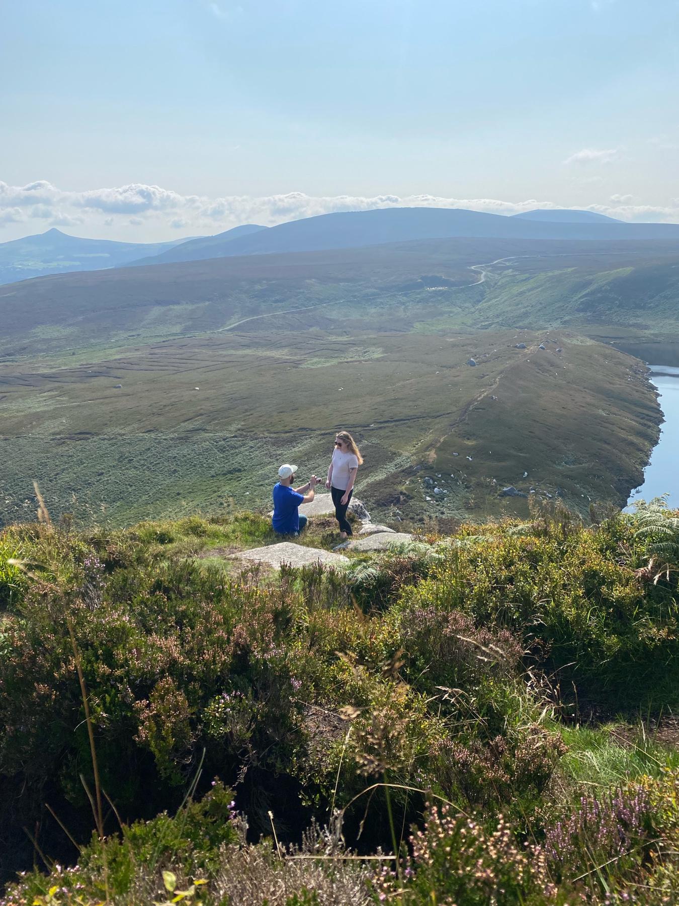 Our engagement: Lough Bray, County Wicklow, Ireland