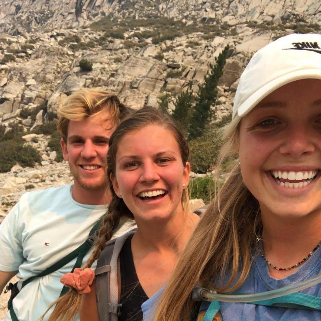 After hiking the backside of Mount Whitney on White Chief trail. Isaac and I jumped into the freezing water. Then Isaac said, "now Brooke don't run away... but I wanted you to know I love you!"