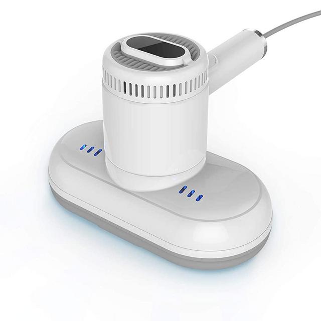 Bed Vacuum Cleaner UV Sanitizing HEPA Allergen Vacuum w/Beating,Rotating Handheld Vacuum w/350w Powerful Suction,Removes Dust Mite Matters,Bacteria,Pollen for Mattress/Pillows/Cloth/Sofas/Carpets,ERGO