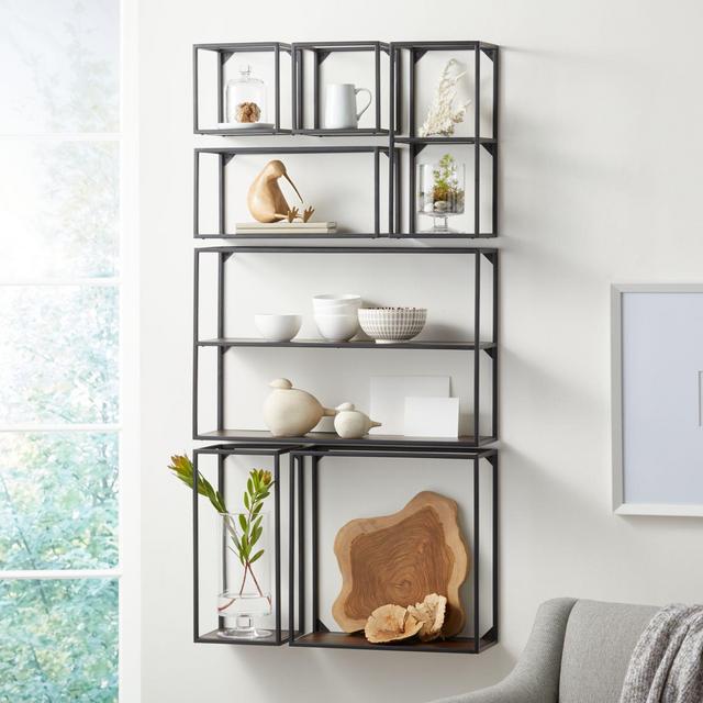 Booker Long Vertical Shelf, Set of 7