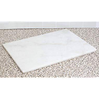 Home Basics CB45249 12" x 16" Marble, White Cutting Board, One Size