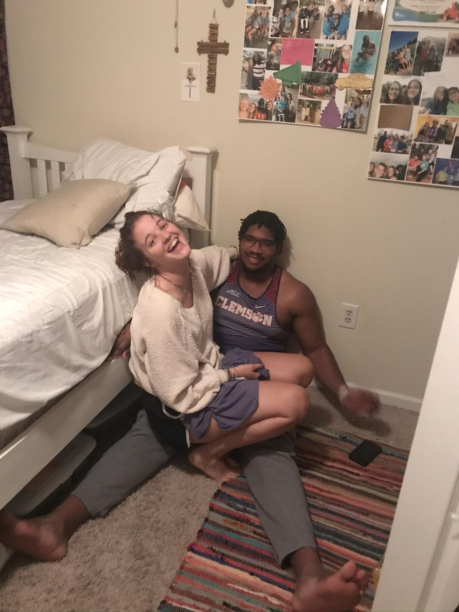 In our first month of dating