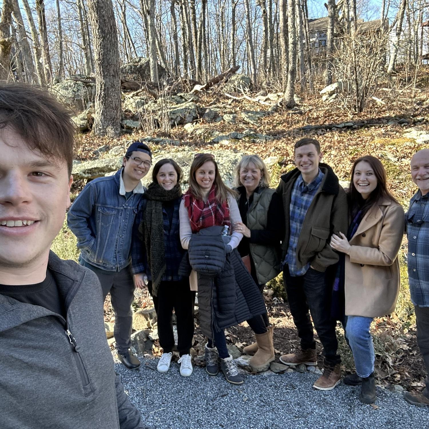 11/25/22.. Hiking and family time in Wintergreen, VA.