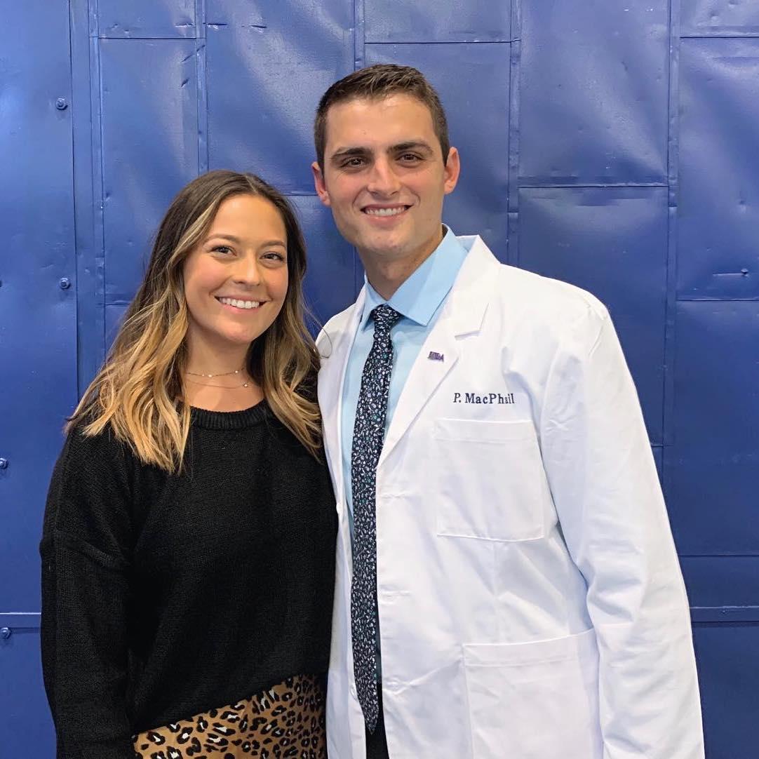 Parker's white coat ceremony! 