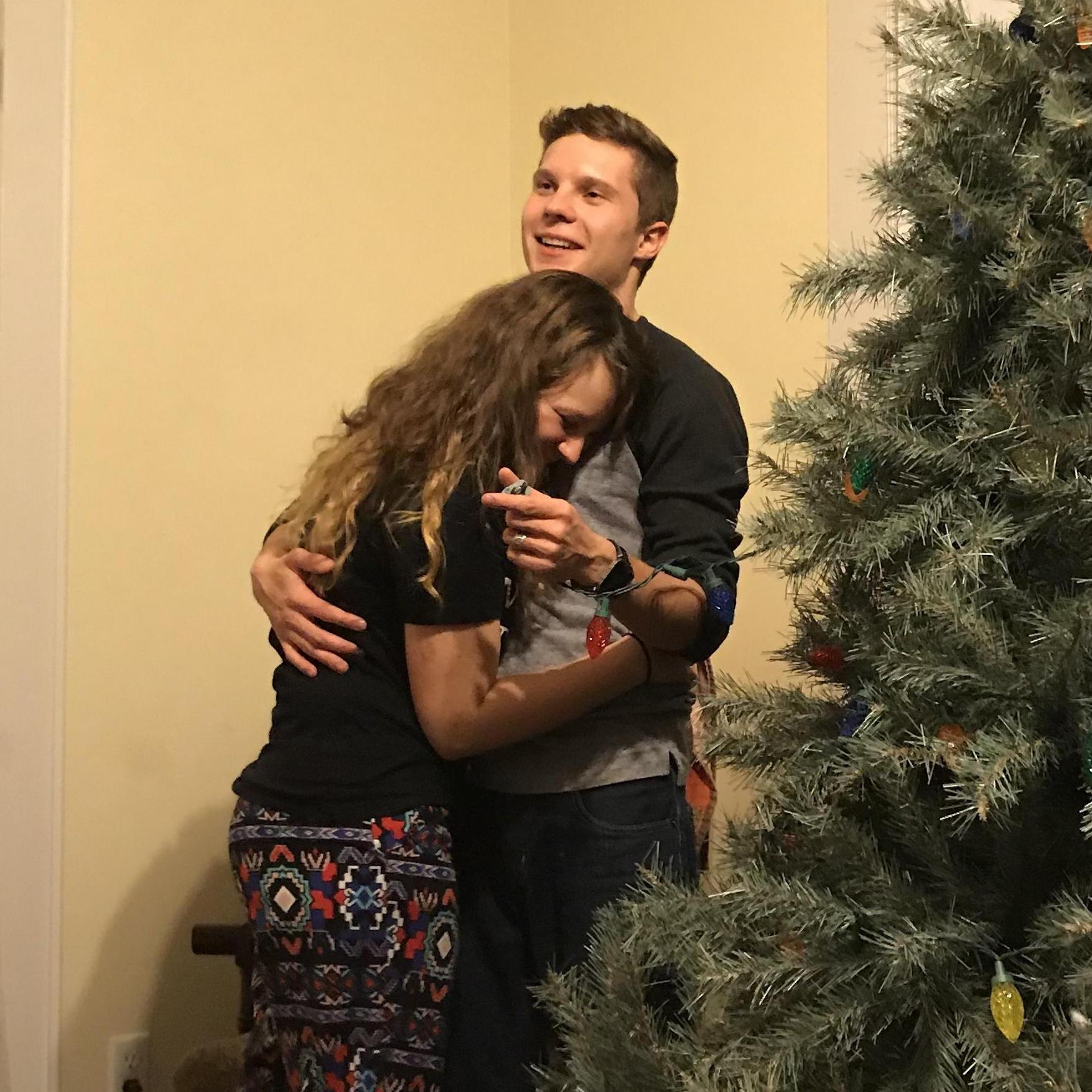 Although we just realized we strung the Christmas tree using the wrong end, this will always be a sweet memory of the first Christmas season we spent together, right after we started dating