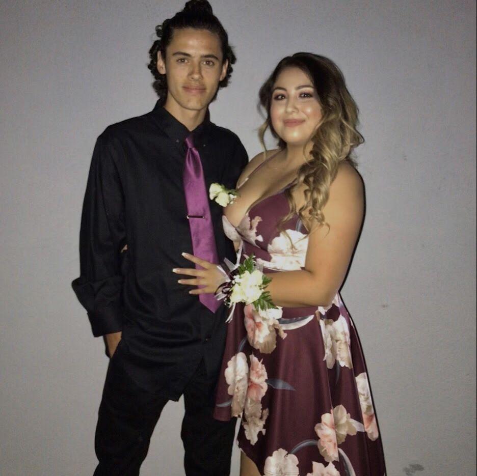 Our first homecoming dance.