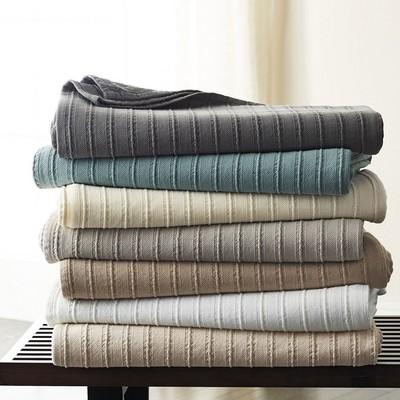 Legends® Egyptian Cotton Blanket / Throw (Queen, Ivory)