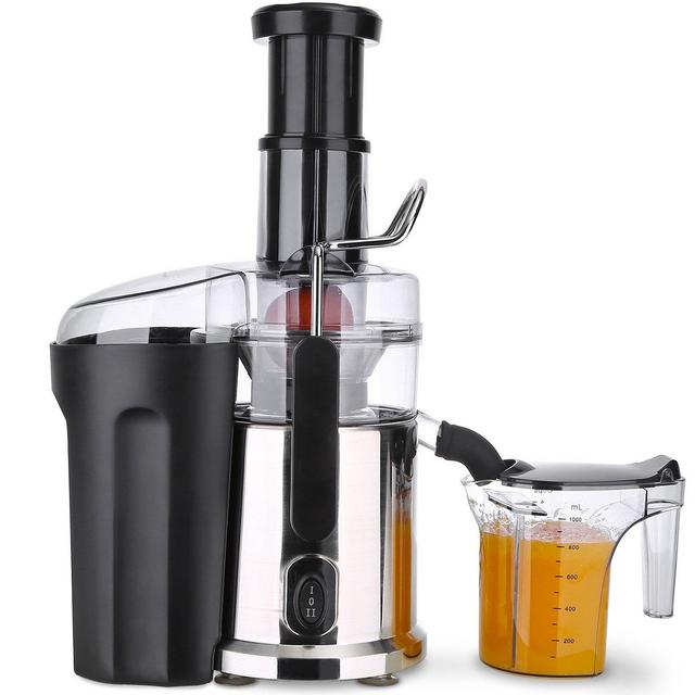 Juice Extractor, Juice Machine Stainless Steel Citrus Juicer High Power Centrifugal Juicer Fruit and Vegetable Juicer for Apples, Lemon, Oranges, Carrots, Tomatoes