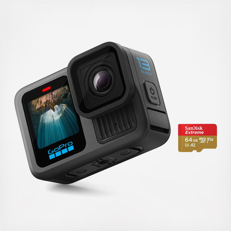 GoPro, HERO13 Camera + MicroSD Bundle | Zola