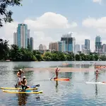 Paddle Board Lady Bird Lake