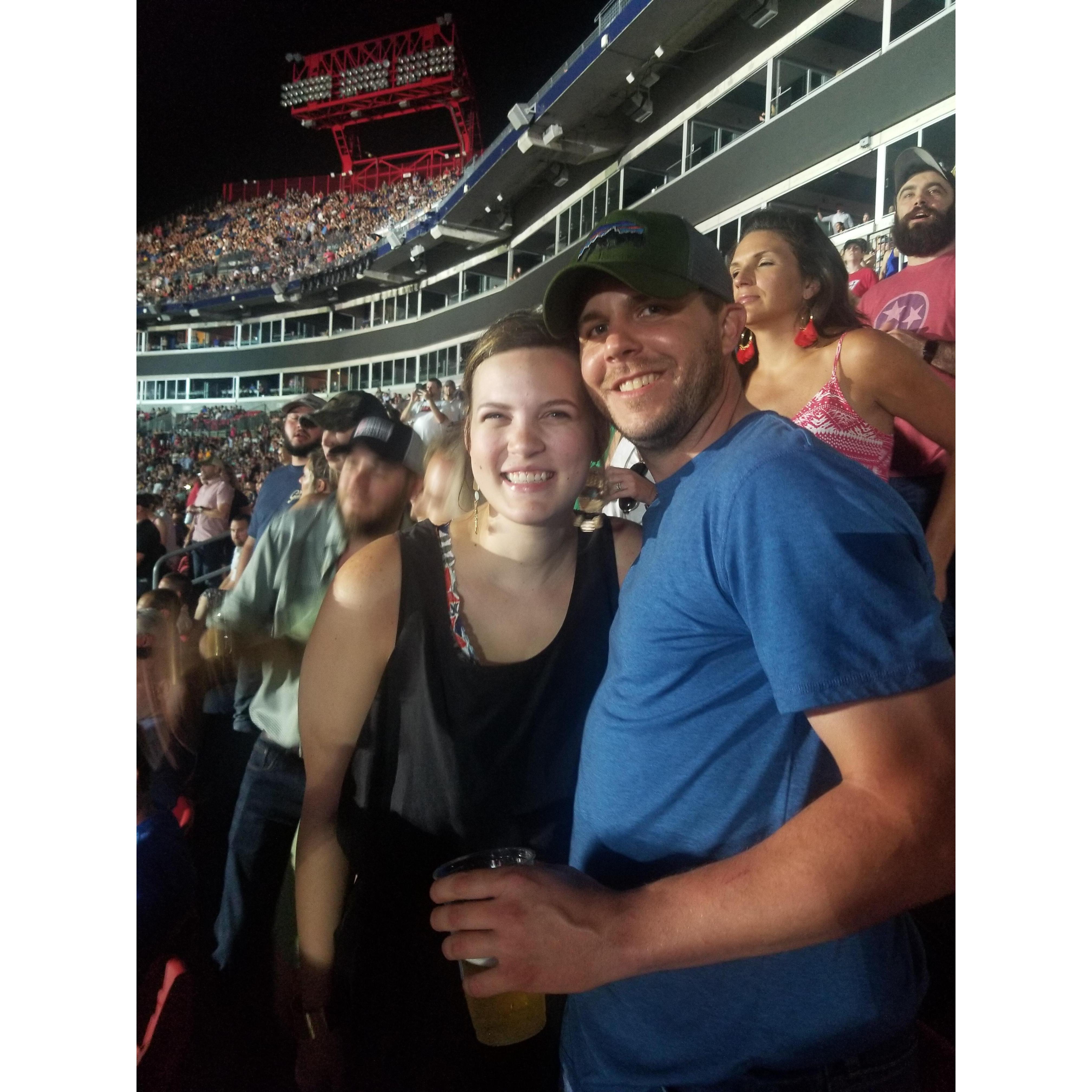 Cameron and Caitlin and a whole lot Eric Church!
