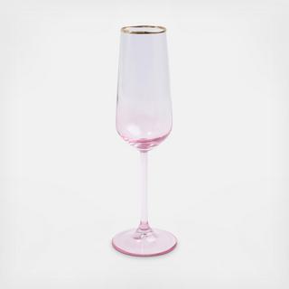 Rainbow Champagne Flute, Set of 4