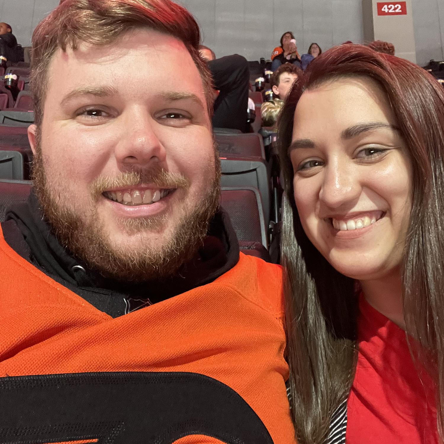 Best date I've ever been on! 9-2 win Capitals over the Flyers in DC!