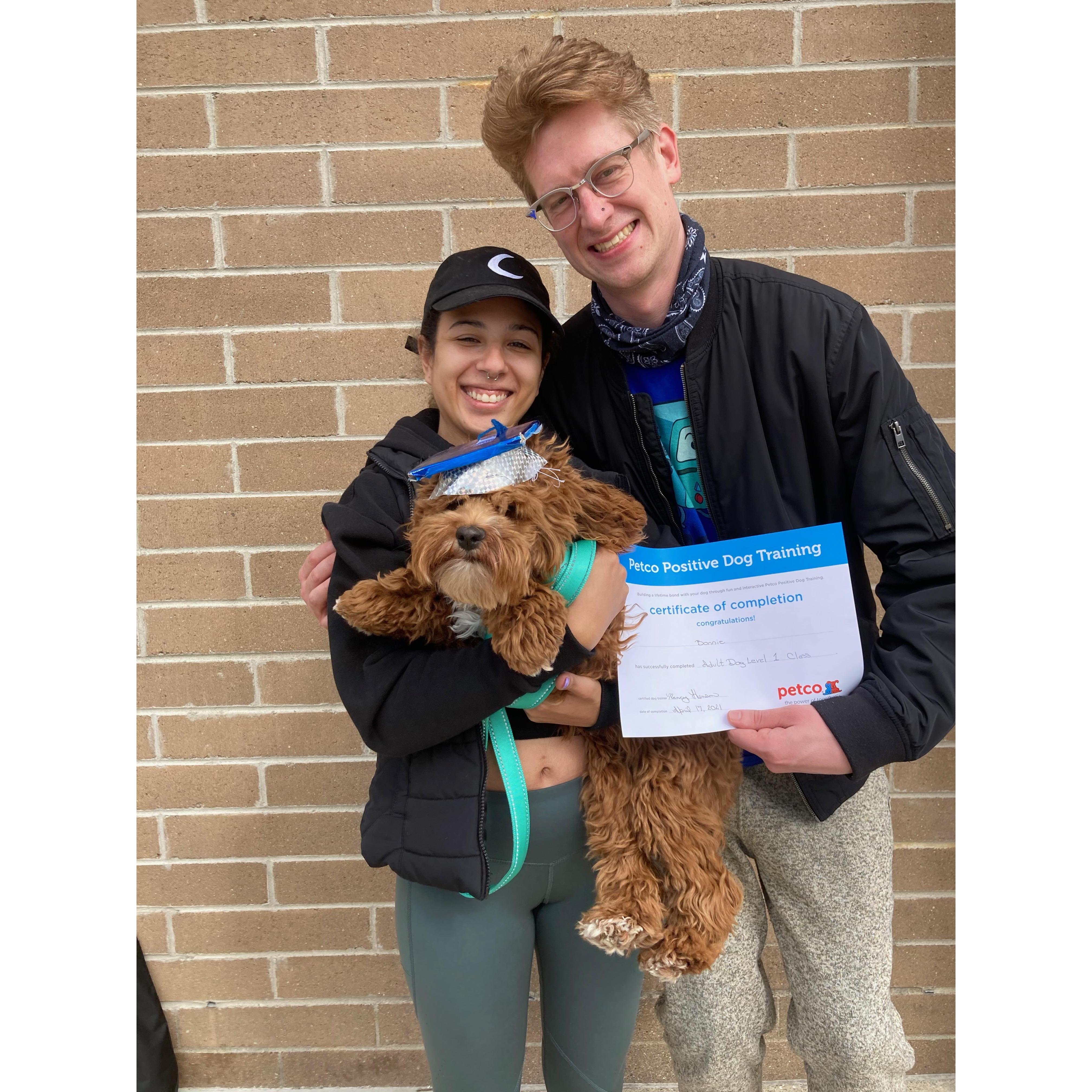 Bonnie's Puppy Training Graduation