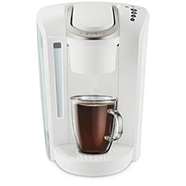 Keurig K-Select Single Serve K-Cup Pod Coffee Maker, With Strength Control and Hot Water On Demand, Matte White