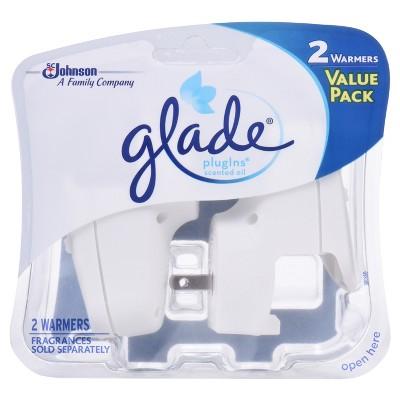Glade Plugins Scented Oil Air Freshener, Electric Warmer, 2ct