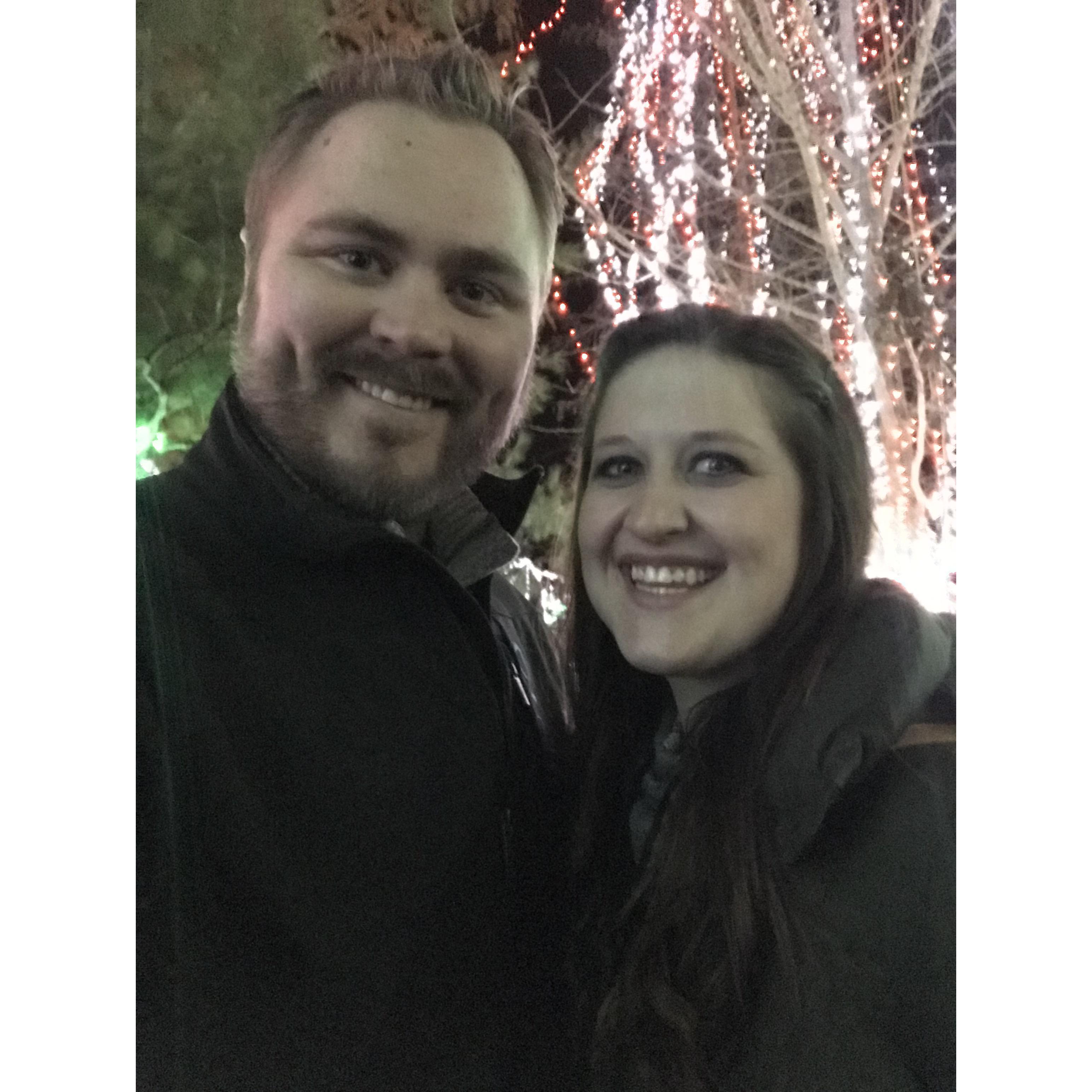 Our first date at the Columbus Zoo!