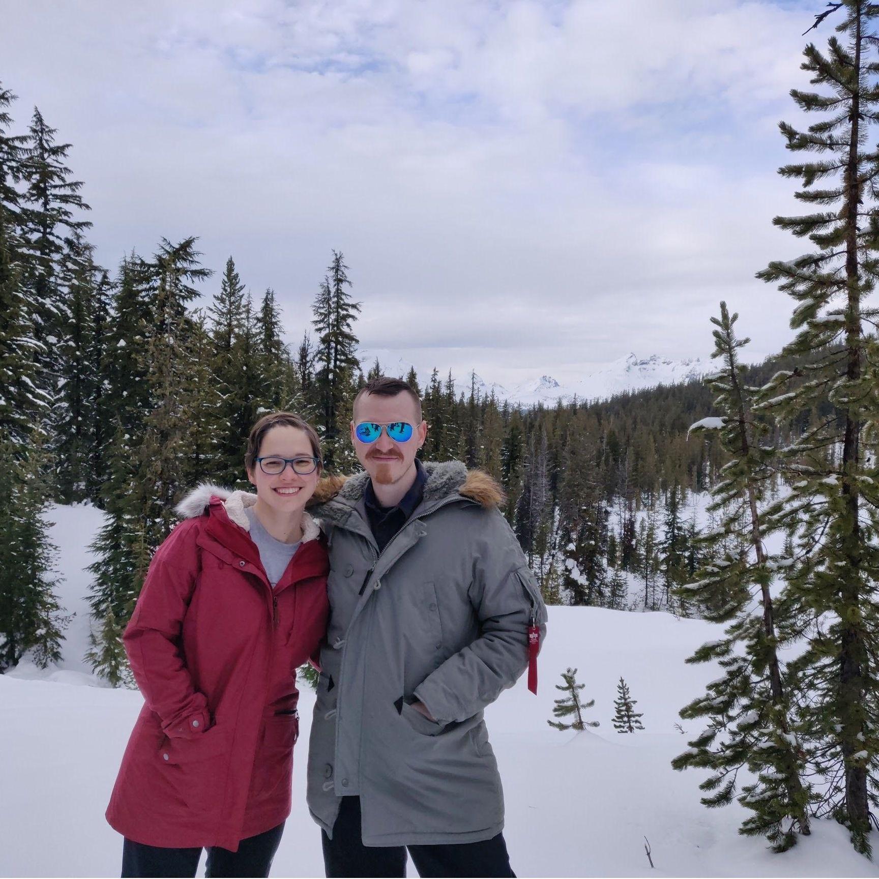 Snowshoeing in Bend!