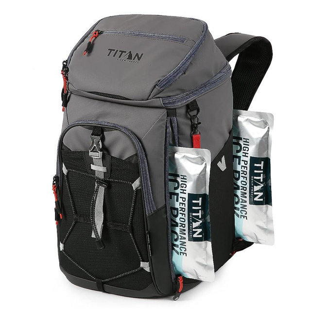 Arctic Zone Titan Deep Freeze 30 can Insulated Backpack Cooler Bag with Ice Wall Packs