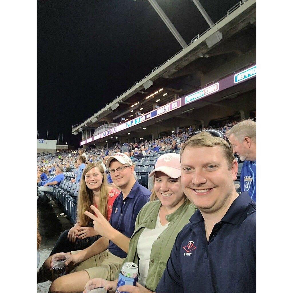 October 2021 trip to Kansas City to visit Matt and Kelly. We watched the Twins play the Royals while we were there.