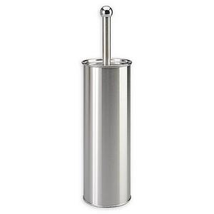 Bath Bliss Stainless Steel Toilet Brush Set in Satin