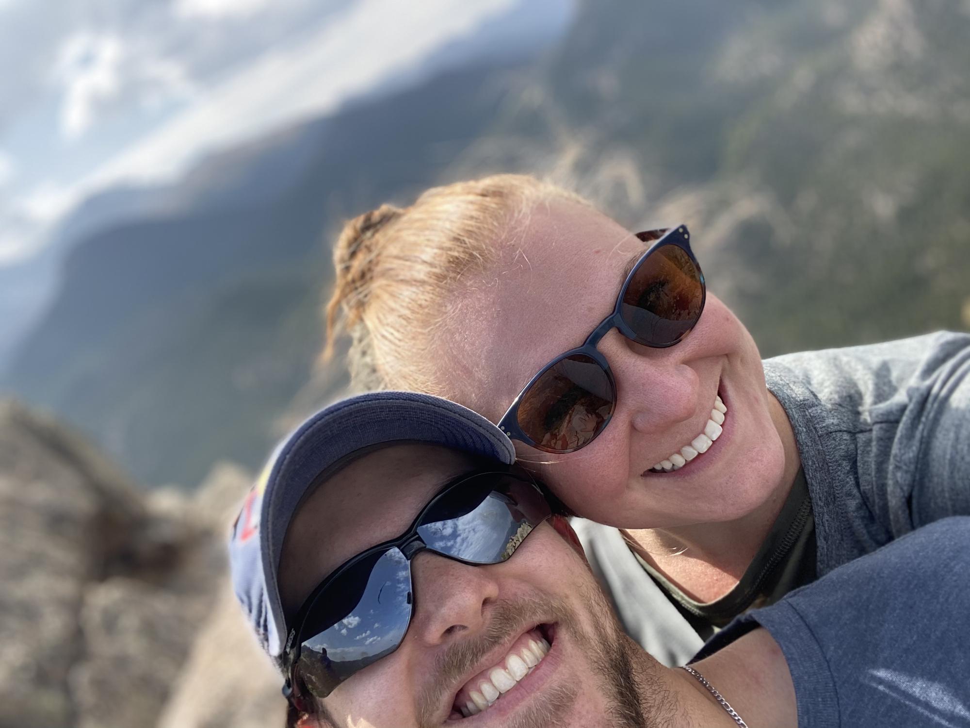 Our first trip to Estes. Top of Mt. Lily.