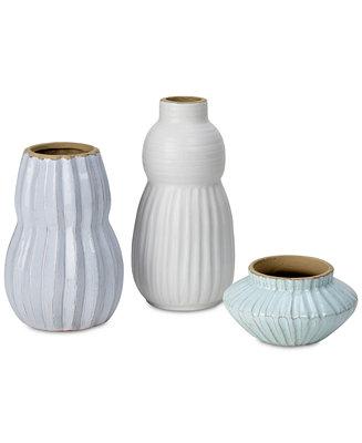 Madison Park Carson Handmade Terracotta Vase Set of 3