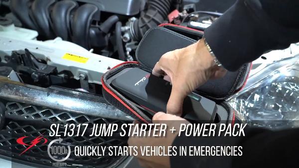 1000 Peak Amp Lithium-Ion Jump Starter/Power Pack