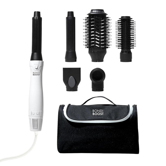 BONDIBOOST Everlast Airstyler Styling Brush, 6 Head Styling Tool for Salon Quality Hair with Ceramic Attachments + Versatile Heat & Airflow Settings + All Hair Types